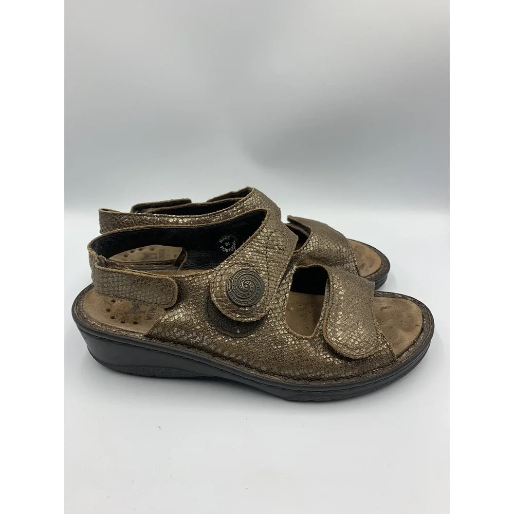 Mephisto air-relax mobils Jissy bronze sandals size EU 38 US 8
